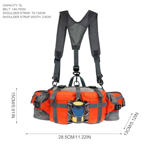 Ceinture de course réglable haut de gamme avec protection étanche pour le trail - 2
