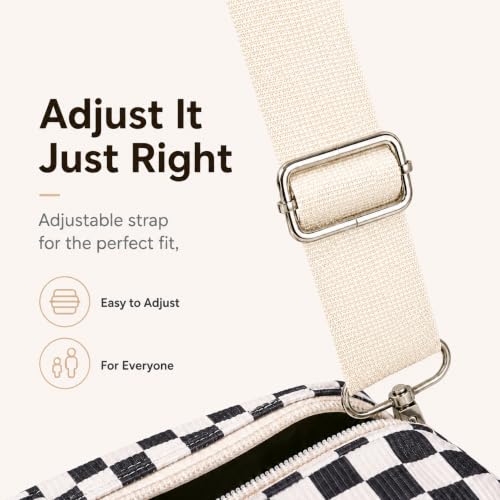 Image of LOVELYWIND Large Insulated Lunch Bag For Women, Black White Lunch Box 12L | Large Shoulder Strap Lunch Tote With Insulated Lining; Stylish Look For Work, School, Picnic, And Organized Meals.