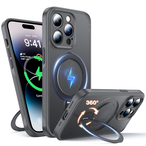 Support magnétique iPhone 14 Pro résistant aux chocs pour éviter les rayures