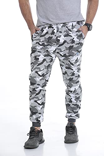 Kit 03 Calças Moletom Masculina Camufladas Academia Esportes M