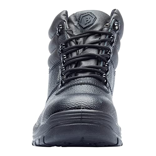 Blackrock Waterproof Chukka Safety Work Boots, Steel Toe Cap Safety Boots, Mens Womens Ladies, Work Shoes, Gardening, Lightweight, Leather, Wide Fit, Non Slip, On Site - Size 4 / EU 37