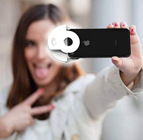 DigiPower Selfie Licht Handy, 28 LED Ringlicht, 3 Helligkeitsstufen, Fernbedienung, USB wiederaufladbare Ringleuchte… – Bild 4