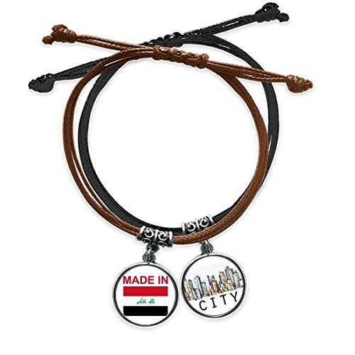 Bracelet Corde Main anti irritation avec son cuir Sidi ajustable