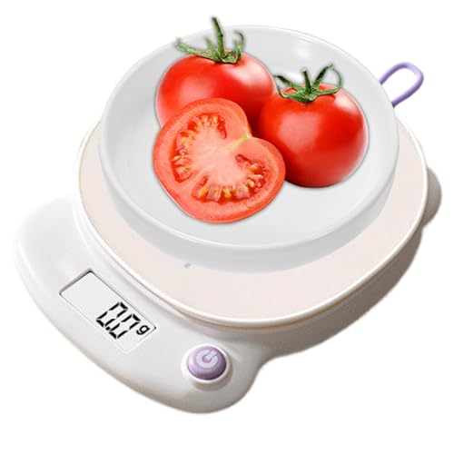 Báscula de cocina, báscula de alimentos - Báscula digital de cocina y alimentos - Báscula de medición de peso precisa para hornear - Báscula de alimentos en forma de cartón