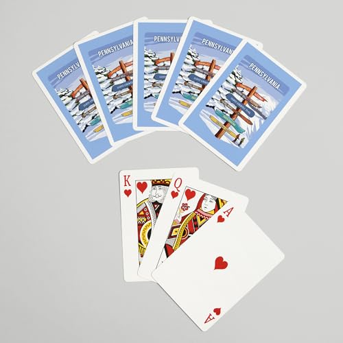 Baraja para póker Lantern Press 52 cartas para adultos miniatura 7