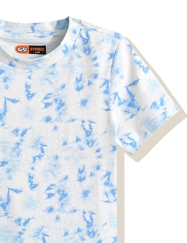 Image of Amazon Brand - Symbol Boy's Marble Regular Fit T-Shirt