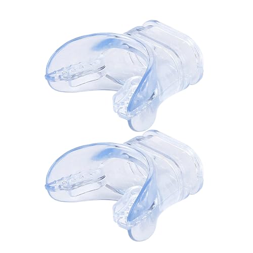 Genérico Boquilla de buceo de silicona transparente. Boquilla de buceo transparente. Boquilla para regulador. Adecuada para reguladores y reguladores de buceo regulares. 2 (Clear, 5.1x2.9cm)