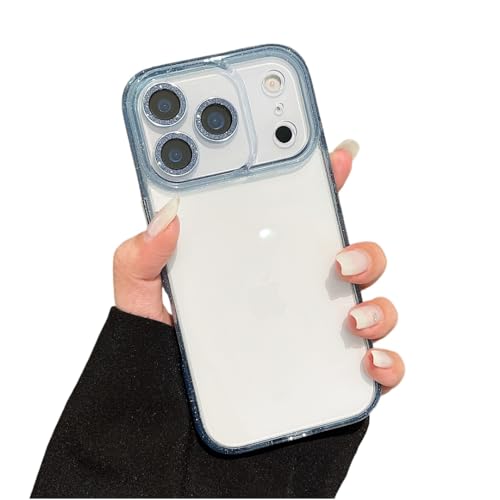 �L���L�� iPhone 17 Pro Max �Ή� �P�[�X �������� �f�R ���� �N���A �J�o�[ �X�g���b�v�z�[���t�� ���炫�� ���� �J�����ی� �A�C�t�H��17 Pro Max �p �����P�[�X ���f�B�[�X ����,�u���[