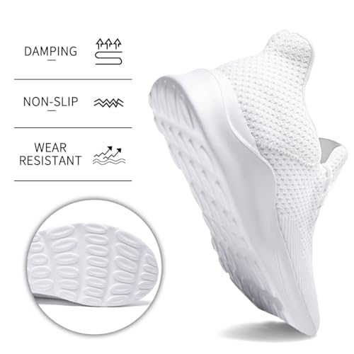 Mens Running Shoes Slip On Sneakers Walking Tennis Shoes Gym Athletic Sports Fashion Casual Breathable2