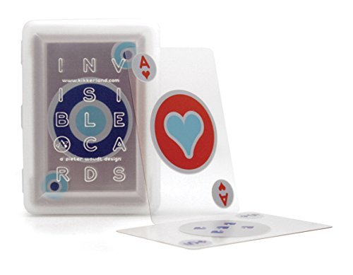 Kikkerland Design Invisible Playing Cards