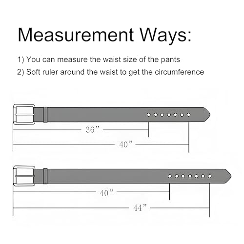 Kenon Personalized Leather Belt Men Gifts, Black Brown Belts Gift for Husband Boyfriend Son, Christmas Birthday Gift2