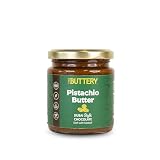 THE BUTTERY Crema de Pistacho Dubai Chocolate Negro 220g – Pistachio Butter con Kadayif | Manteca de Pistacho Estilo Dubai | Sabor Gourmet con Chocolate Negro | Sin Aceite de Palma