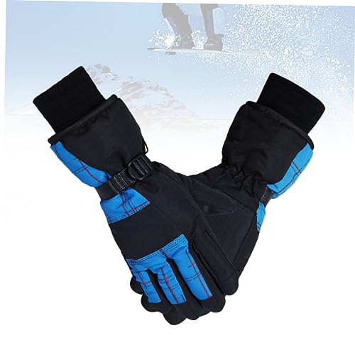 Amosfun Luvas De Esqui Luvas De Escalada Luvas De Pulso Com Fivela Luvas Antiderrapantes Luvas De Pe