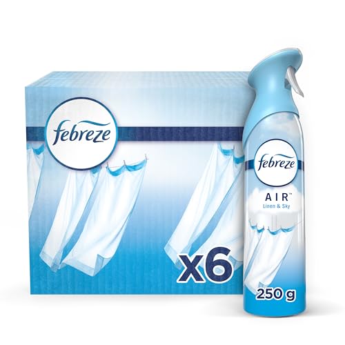 Aromatizantes De Ambiente, Kitchen Febreze Aire Lino Y Cielo Aromatizante 6 pack, 250 g c/u