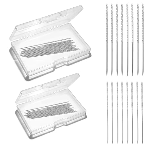 30 Pcs Snag Repair Tool with Storage Box Snag Repair Needle Stainless Steel Sweater Snag Nab It Tool for Womem Sewing Knitting Cloth Fabric Garments Stitching Drapes Knitwear