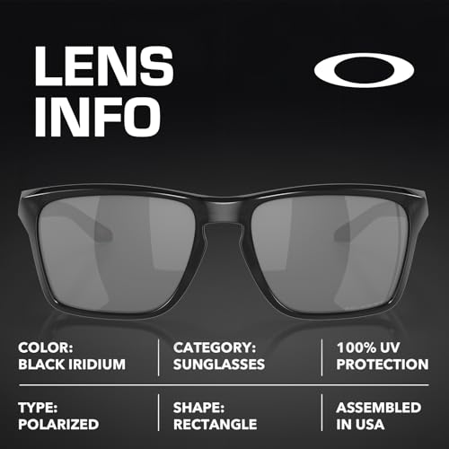 Image of Oakley SYLAS OO9448 Rectangle Shape Sunglasses With Official Eyewear Kit | Men's Sunglasses