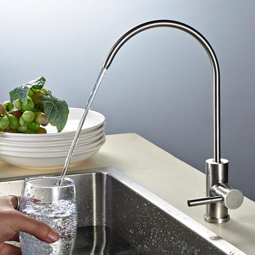 Robinet d'évier de cuisine premium en acier inoxydable robuste à filtration d'eau froide - 4