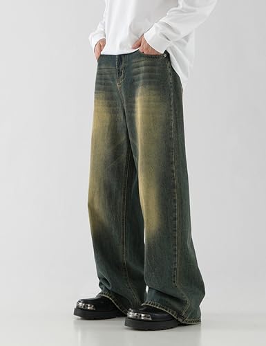 Y2k Baggy Jeans Unisex Hip Hop Wide Leg Skater Denim Pants Casual Loose Fit Long Trousers Vintage Boyfriend Jeans4