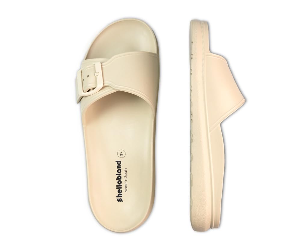Sandalias de mujer verano Marbella - Sandalias pala hebilla mujer - 100% fabricado en España