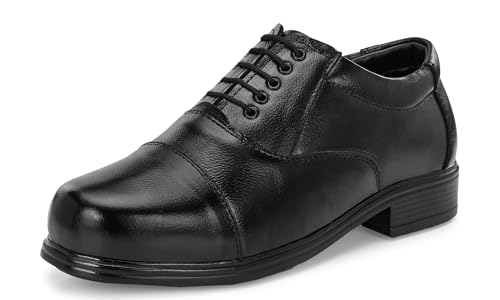 Image of Server Men's Oxford Shoe || Uniform Dress Shoe || Black Formal Shoes || Office Shoes Hand Made || Police Shoes Leather Lace Up Oxford Shoe