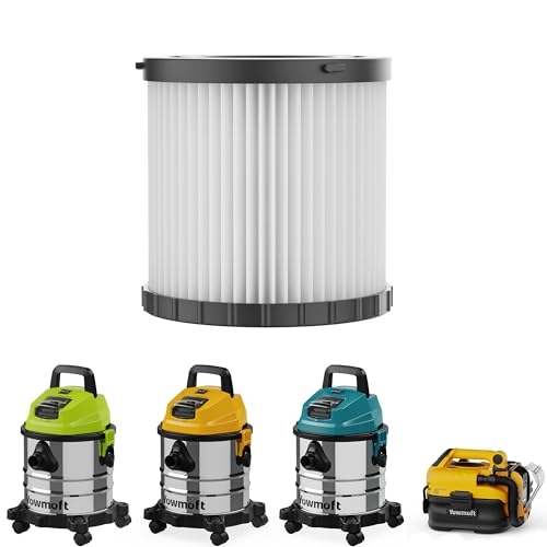 Image of HEPA Cartridge Replacement Filter Fit for Cordless Shop Vac Filters Wet /Dry Vacuum Cleaners Filter,Compatible with YMCSVDW2 / CVC2015 / YMCSV-MK, YVC-701-N, YVC-701-Y, 1 Pack