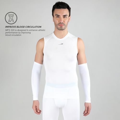 Image of DSC Men's Solid Sando Compression (DSMPS319-L Off Whit L)