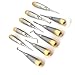 AA PRO Set of 10 New O.R Grade Dental Elevators Extraction Instruments W/Gold Handle A+ Quality