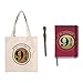 Harry Potter Notizbuch, Einkaufstasche und Zauberstab Stift, Hardcover Notizblock, Wiederverwendbare Umweltfreundliche Tasche, Hogwarts Design, Harry Potter Geschenk