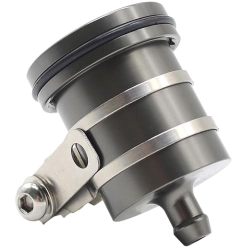 BELWEIS Réservoir De Liquide De Frein Universel pour Moto Réservoir Dhuile pour Tuono R V4R FA&ctory V4 R Mana 850 RS 125 250(Titanium)