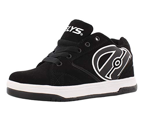 Heelys Boy's Propel 2.0 (Little Kid/Big Kid/Adult) Black/White 7 Big Kid