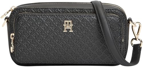 Tommy Hilfiger Th Daily Camera Bag Mono AW0AW18414 Crossover, negro (negro), talla única