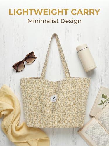 Bolso Tote Grande de Pana Mujer TeeYee miniatura 5