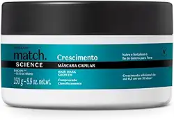 MATCH SCIENCE MASCARA CAPILAR CRESCIMENTO 250g
