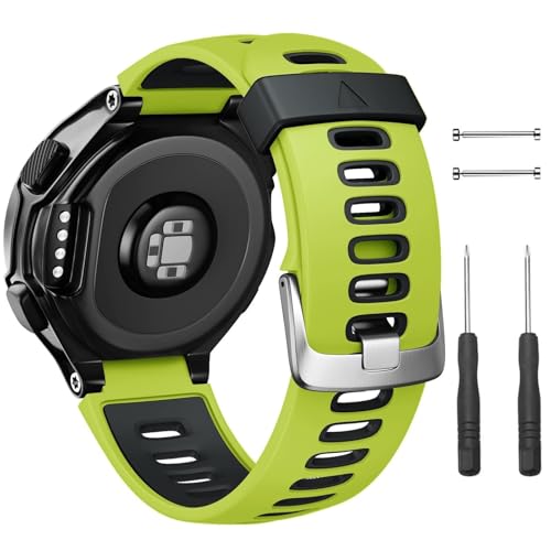 FKMBD Solft �V���R���X�g���b�v Forerunner 230/220/235/620/ 630/735XT/Approach S20/ S5/ S6�p �V���R�����v�o���h (�O���[��)