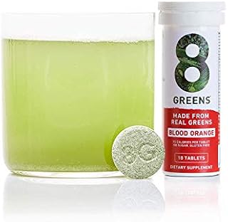 8Greens Effervescent Super Greens Dietary Supplement - 8 Essential Healthy Real Greens in