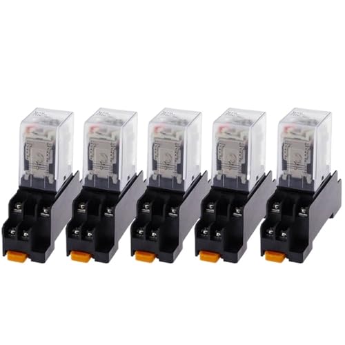 Relés electromagnéticos JQX-13F LY2NJ de 10A con bobina DPDT para alta resistencia eléctrica