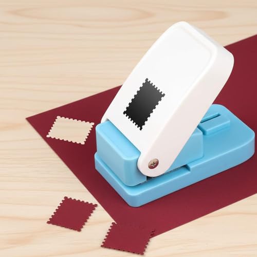 Kowaku Perforatrice d'Étiquettes, Poinçon à Onglets Portable avec Lame Acier Carbone, Séparateur Multifonction pour Dossiers et Feuilles Mobiles, Outil de Classement Professionnel (Timbres Blanc) – vue 9