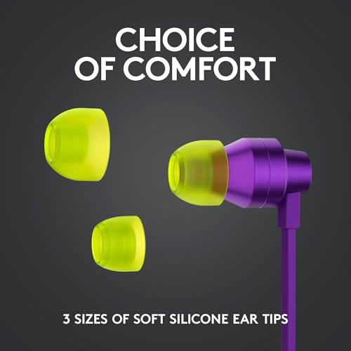 Logitech - G333 in-Ear Gaming Headphones Purple