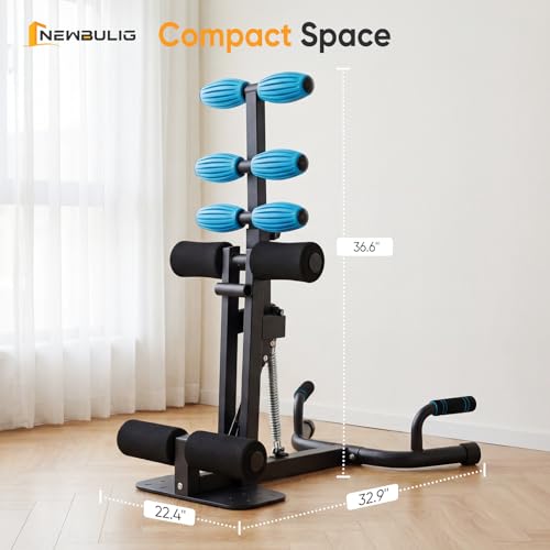 Image of NEWBULIG Deep Squat Machine for Women, Home Gym Fitness Squat Machine | Adjustable Resistance Exercise Equipment, Glutes & Core Workout Equipment, 300 lbs Capacity, 32.9 inchx22.4 inchx36.6 inch