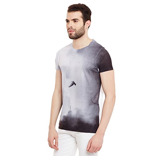 Image of wear your mind Men's Printed Regular Fit T-Shirt