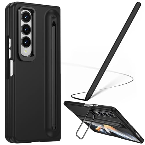Coque Samsung Z Fold 4 avec stylet intégré et protection écran noir