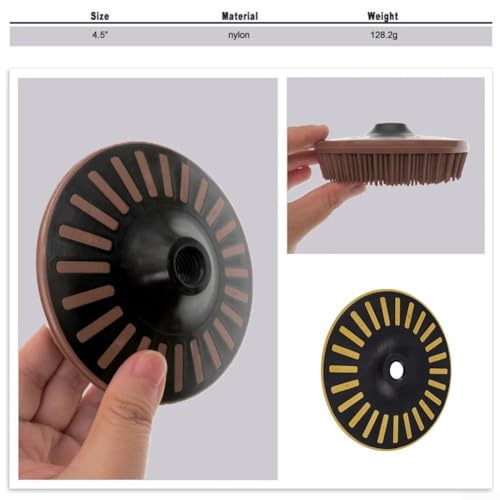 Disque abrasif à poils 5/8-11 vert pour préparation de surface et meuleuse - 4