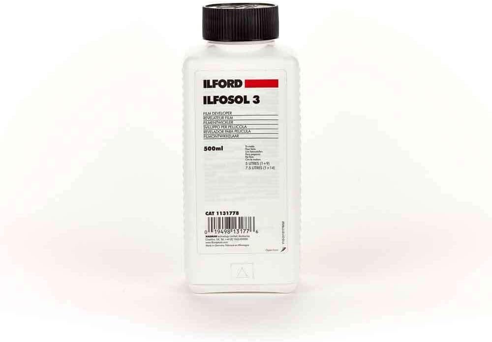 Ilford ILFOSOL 3 Black and White Film Developer 0.500 Litre