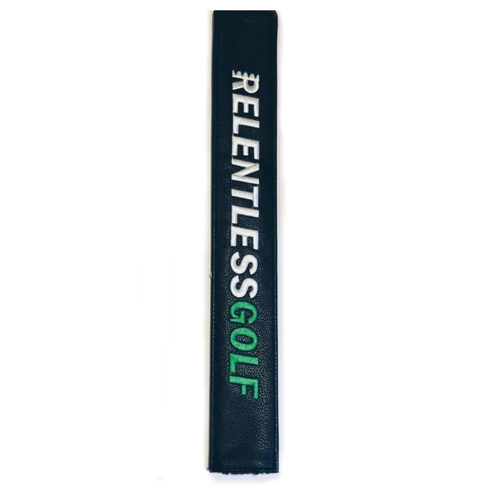 RELENTLESS GOLF Head Cover | Ideal for Speed sticks or Alignment sticks | Pu Premium Leather
