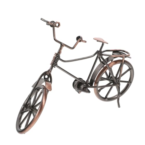 MOTHNUR レトロ鉄製自転車模型 デスクトップ装飾品 多用途インテリア置物 オフィスや家向け ユニークな手作り鉄製ディスプレゼントに