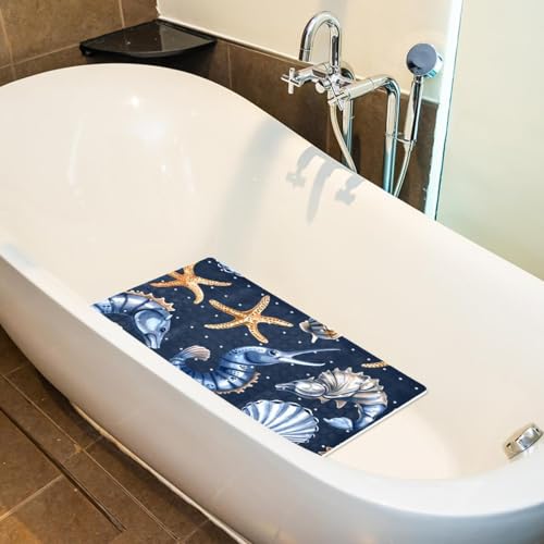 Tapis de bain antidérapant à séchage rapide absorbant l'eau avec ventouses