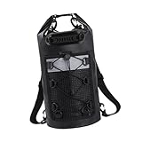 Colaxi Dry Bag Storage Bag with Handle Large Capacity Comfortable Backpack Sturdy for Camping Travel Fishing Rafting Beach, Black