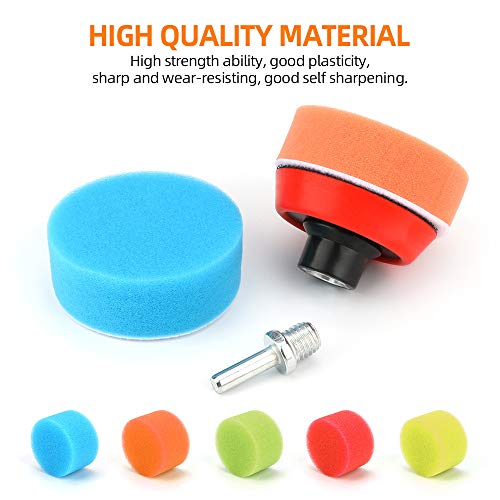 Bestcool Polijstpads voor Boren, 29 stuks Sponswol Polijsten Waxing Polijstpads Kit voor Auto Polijstmachines… - Image 5