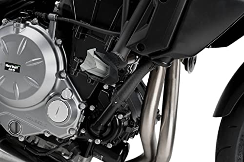 Puig roulettes de Protection Moteur R12 Kawasaki Z650 2017- Noir Crashpads - Image 3