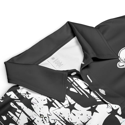 NAZENTI Personalized Bowling Shirts for Men, Custom Bowling Team Shirt with Name, Men Bowlings Jersey, 3D Polo Shirts4